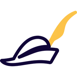 Free Pied Piper Hat Logo Icon