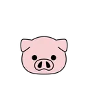Free Pig Emoji Face Icon
