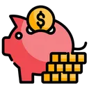 Free Piggy Bank Coin Finance Icon