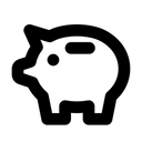 Free Piggy Bank Invetment Savings Icon