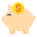Free Piggy Bank Savings Cash Icon