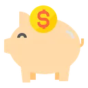 Free Piggy banking  Icon