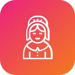 Free Pilgrim girl  Icon