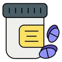 Free Pill Jar Medicine Jar Medicine Icon