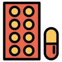 Free Medicine Pills Pills Strip Icon