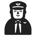 Free Pilot Hoch Kontrast Symbol