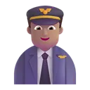 Free Pilot Farbe Mittel Symbol