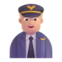 Free Pilot Farbe Mittelhell Symbol
