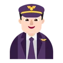 Free Pilot Flach Leicht Symbol