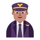 Free Pilot Flach Mittel Symbol