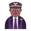 Free Pilot Flach Mitteldunkel Symbol