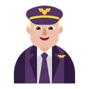 Free Pilot Captain Man Icon