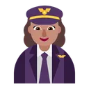 Free Pilot Flat Medium Icon