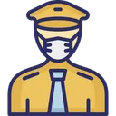 Free Pilot Aircrew Airline Pilot Icon