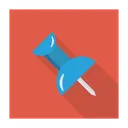 Free Pin Marker Office Icon