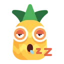 Free Pina Sonoliento Emoji Icono