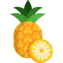 Free Pineapple Fruit Healthy Icon