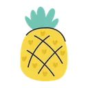 Free Pineapple Tropical Fruit Sweet And Tangy Symbol