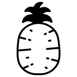 Free Pineapple Cut  Icon