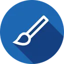 Free Herramienta Pintura Pincel Icono