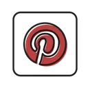 Free Pinterest Share Media Icon