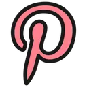 Free Pinterest 로고 스트림라인 얼티밋 아이콘