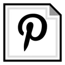 Free Pinterest  Icon