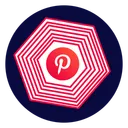 Free Pinterest  Icon