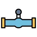 Free Pipe Gasline Home Icon