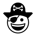 Free Esquema Pirata Emoji Icono