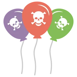 Free Pirate Balloons  Icon
