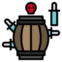 Free Pirate Barrel Game Player Entertainment Icon