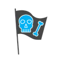 Free Pirate Flag  Icon