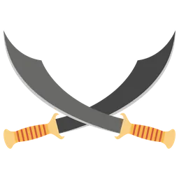 Free Pirate Sword Icon - Download in Flat Style