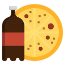 Free Pizza And Coke Pizza And Cooldrink Pizza Icon