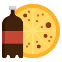 Free Pizza und Cola  Symbol