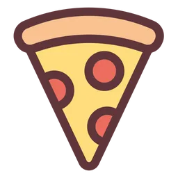 Free Pizza Stück  Symbol