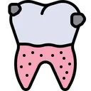 Free Placa Carie Dentaria Dentes Icon