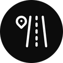 Free Place Direction Path Icon