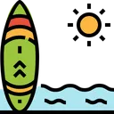 Free Planche De Surf Surf Equipement Icon