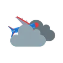 Free Plane Cloud Beauty Icon