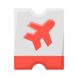 Free Plane Ticket  Icon