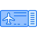 Free Plane Ticket Flight Ticket Travel Ticket Icon