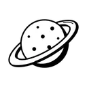 Free Planet Astronomy Space Icon