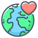 Free Planet Love Planet Earth Icon
