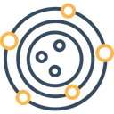 Free Planetas Sistema Solar Orbita Icono