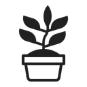 Free Plant High Contrast Icon