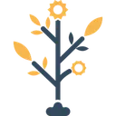 Free Planta De Flores Fecha Flor Icono