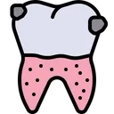 Free Plaque Teeth Decay Teeth Icon