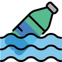 Free Plastikverschmutzung Wasserverschmutzung Ozeanwasser Symbol